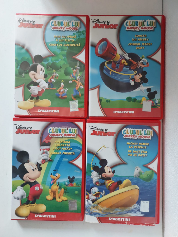 Lot 4 DVD Disney Junior Desene animate Clubul lui Mickey Mouse, nr.  3,10,18, 24 | arhiva Okazii.ro
