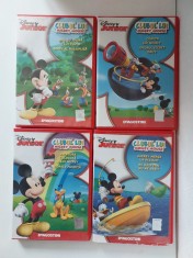 Lot 4 DVD Disney Junior Desene animate Clubul lui Mickey Mouse, nr. 3,10,18, 24 foto