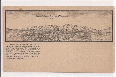 Carte postala necirculata din perioada interbelica Sibiu foto