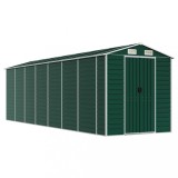 Cumpara ieftin Sopron de gradina, verde, 191x640x198 cm, otel zincat