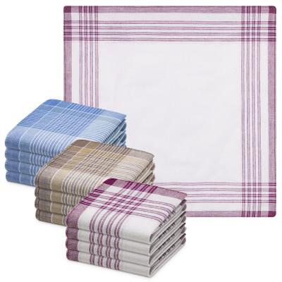 Set 12 Batiste de panza Jemidi, 40 x 40 cm, Multicolor, Bumbac, 55059.10 foto