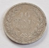Olanda, 10 Cents 1885- Willem III