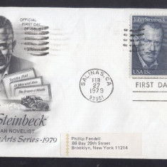 United States 1979 John Steinbeck x 2 FDC K.711