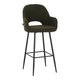 Cumpara ieftin Scaun de bar Renish, Pako World, Verde inchis, 51x57x114 cm