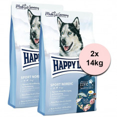 Happy Dog Supreme Fit &amp; Vital Sport Adult Nordic 2 x 14 kg