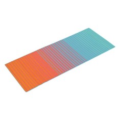Rogojina pliabila pentru plaja in dungi,multicolor,180x70 cm