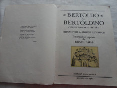 Bertoldo si Bertoldino-format mare ,editia- an 1984 foto