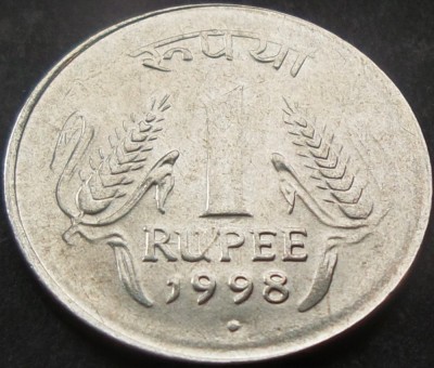 Moneda exotica 1 RUPIE - INDIA, anul 1998 *cod 1982 = A.UNC foto