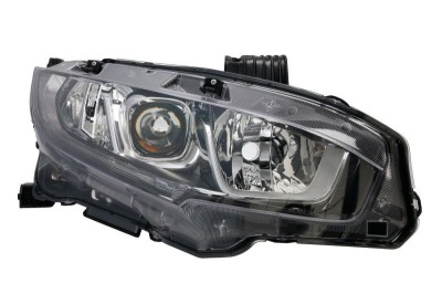 Far Honda Civic, 07.2016-, partea Dreapta, cu lumina timp de zi tip LED; H11+HB3+LED; electric; cu motor, TYC foto