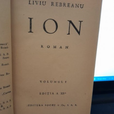 ION - LIVIU REBREANU 2 VOLUME COLIGATE EDITIA XII-A