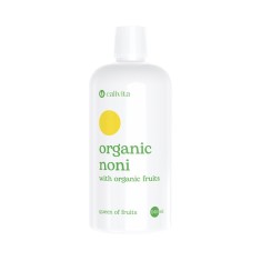 Sirop de Noni Organic cu Struguri albi, Cireşe negre şi Rodii organice, pentru Imunitate (946 ml) - Calivita