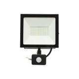 Proiector led 50W, 4500lm, 6400K, IP44 alimentare 220V-240V cu senzor de miscare Breckner Germany