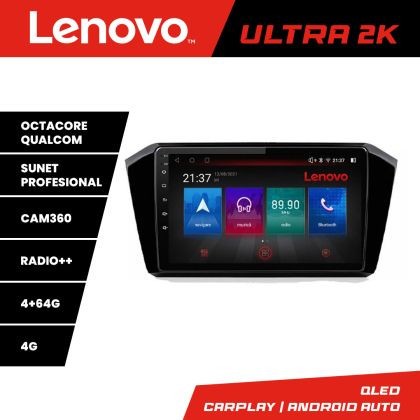 Navigatie VW Passat 2015- Lenovo Kit-518 8 core QLED Qualcomm 4+64 360 Android Waze USB Navigatie Internet Youtube Radio CarStore Technology