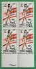 TIMBRE ROMANIA MNH LP1279/1992 Campionatele Gimnastica Paris supratipar -Bl.4, Nestampilat