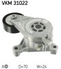 SKF VKM 31022 rola intinzator,curea transmisie