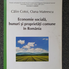 ECONOMIE SOCIALA, BUNURI SI PROPRIETATI COMUNE IN ROMANIA - Cotoi, Mateescu