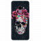 Husa silicon pentru Samsung S9, Colorful Skull Roses Space