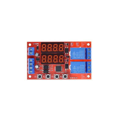 Modul Releu de Intarziere Bidirectional 5V, 32 de moduri, Cronometrare Digitală cu LED-uri foto