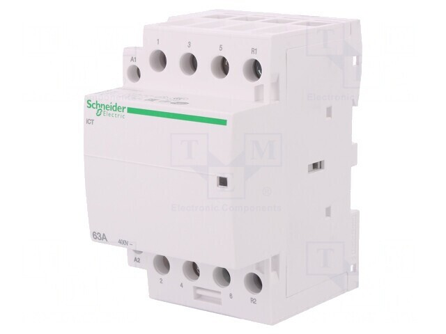 Contactor 4P 63A 230-240V NC NO x3
