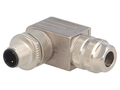 Conector M12 tată cod B, 2 pini foto