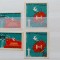 1967-Vietnam-Mi=497,498-Dant.+Nedant.-2 seturi-MNH-Mi=35Eur