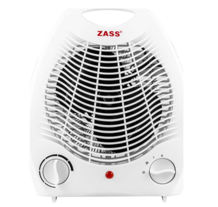 Aeroterma Zass ZFH 01, 2000 W, 2 trepte de putere, Termostat reglabil - RESIGILAT