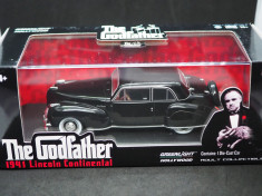 Macheta 1941 Lincoln Continental The Godfather Greenlight 1:43 foto