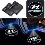 Set 2 Proiectoare LED Logo lumini usi auto holograma Hyundai,UNIVERSALE