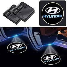 Set 2 Proiectoare LED Logo lumini usi auto holograma Hyundai,UNIVERSALE foto