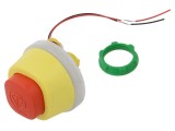 Comutator Siguranță 22mm Schneider Electric, LED Roșu 120V, IP66