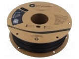 Filament PLA 1,75mm negru 1kg POLYMAKER 190-230&deg;C