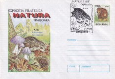 FILATELIE TEMATICA - PLIC ROMANIA TEMATICA FAUNA ARICI