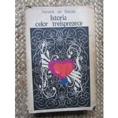 ISTORIA CELOR TREISPREZECE-HONORE DE BALZAC