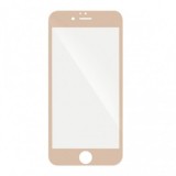 Folie Sticla 3D Full Glue Gold pentru iPhone 7 Plus / 8 Plus, Protectie Ecran Premium 5.5 inch