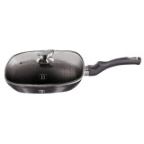 Tigaie grill marmorata cu capac Carbon Pro Berlinger Haus BH 6909
