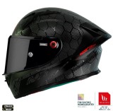 Cumpara ieftin Casca integrala pentru scuter - motocicleta MT KRE+ S Carbon negru A11 negru lucios &ndash; 100% carbon &ndash; FIM approved &ndash; omologare noua ECE 22.06 XXL (63/64