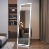 Oglinda cu Rama cu LED, Design Elegant si Stilat, Dimensiuni 50 x 160 cm