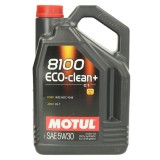 Ulei Motul 8100 Eco-clean+ 5W30 5 litri , Protectie avansata pentru motoare Ford, Jaguar E i Mazda