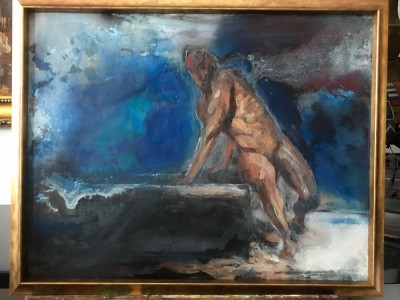 Tablou nud, Pictura abstracta, Pictura ulei, pictura inramata Galerie arta foto