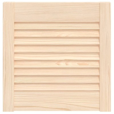 Usa de dulap cu design lambriu, 39,5x39,4 cm, lemn masiv de pin foto