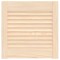 Usa de dulap cu design lambriu, 39,5x39,4 cm, lemn masiv de pin