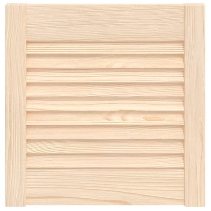 Usa de dulap cu design lambriu, 39,5x39,4 cm, lemn masiv de pin