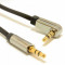 Cablu Gembird 3.5 mm Jack- 3.5 mm Jack 1.8m Black Gold