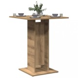 Gossi masa de bistro, stejar artizanal, 60 x 60 x 75 cm, pal