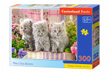 Puzzle 300 piese Three Grey Kittens, castorland
