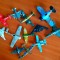 12 avioane metal Matchbox Vintage vopsea deteriorata unele incomplete K7