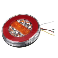 Set 2 lampi rotunde cu contur neon 12v-24v