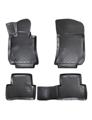 Set covorase auto din cauciuc tip tavita Mercedes E Class W212 2010-2016 foto