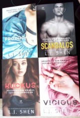 PACATOSII DIN ORASUL TUTUROR SFINTILOR VOL.1-4 PROVOCARE, SCANDALOS, RUCKUS, VICIOUS-L.J. SHEN-263118