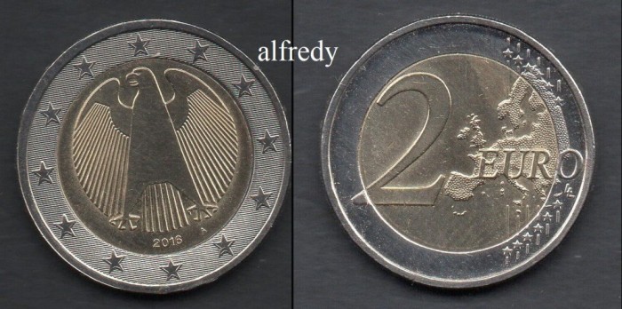 GERMANIA 2 euro, 2016 A